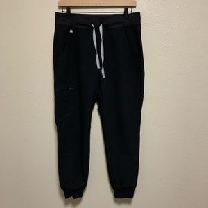 Figs Black Zamora jogger scrub pants